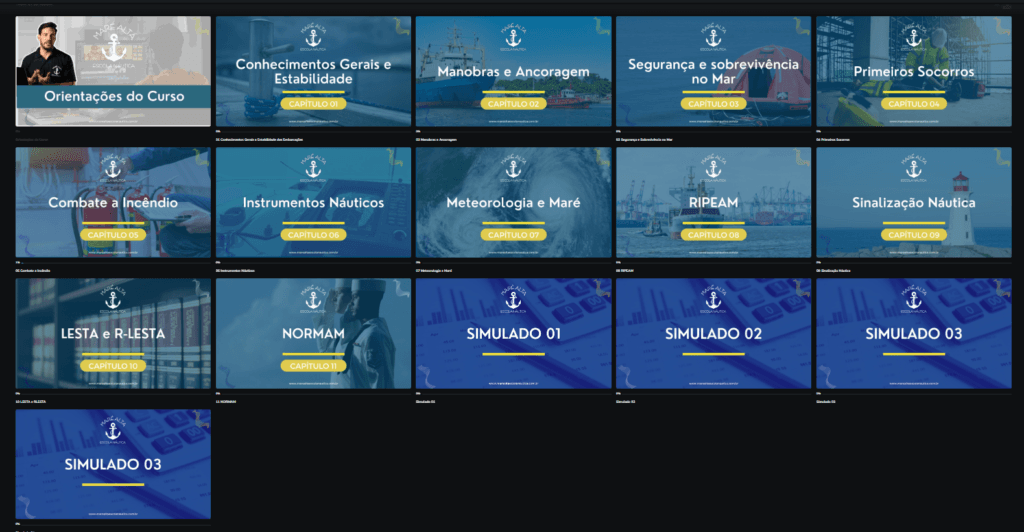 Simulados do curso
